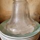 Tulipe holophane en verre