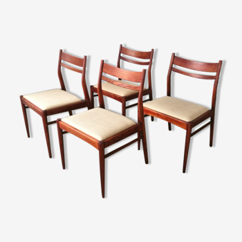 Set de 4 chaises scandinaves