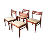 Set de 4 chaises scandinaves