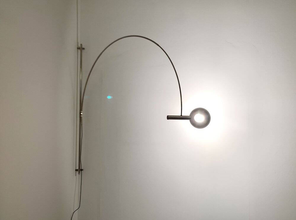 German postmodern vintage wall lamp Una Arc by Florian Schulz