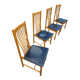 4 x Bros Nova chairs / leather seats