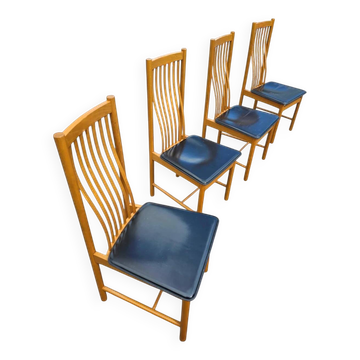 4 x Bros Nova chairs / leather seats