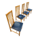 4 x Bros Nova chairs / leather seats