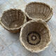 Panier malle rangement vintage osier tressé