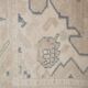 Vintage Turkish Oushak rug 180x262 cm