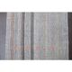 Vintage Turkish Hand-Knotted Wool Cotton Gray Kilim Runner 102x266