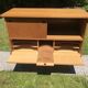 Small sideboard vintage HiFi 1950 feet compass