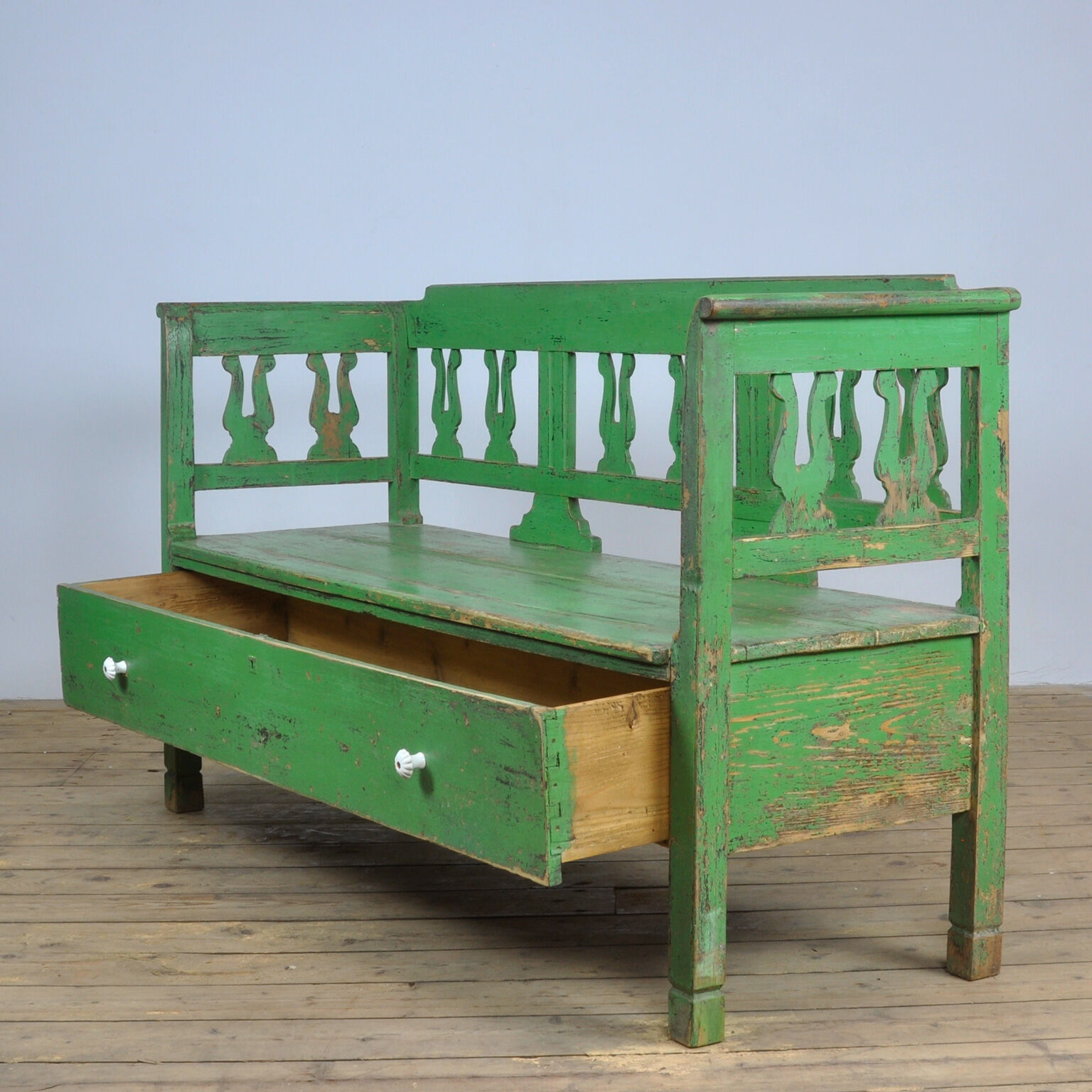 Antique box bench, 1920's