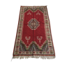 Vintage marrocan carpet wool weaves hand  198x105cm
