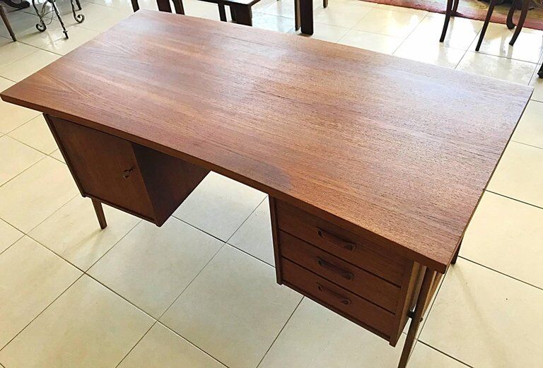 Office Danish teak Gunnar Nielsen Tibergaard