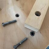 2 tabourets style Alvar Aalto