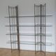 highquality freestanding glass shelf from the 80s