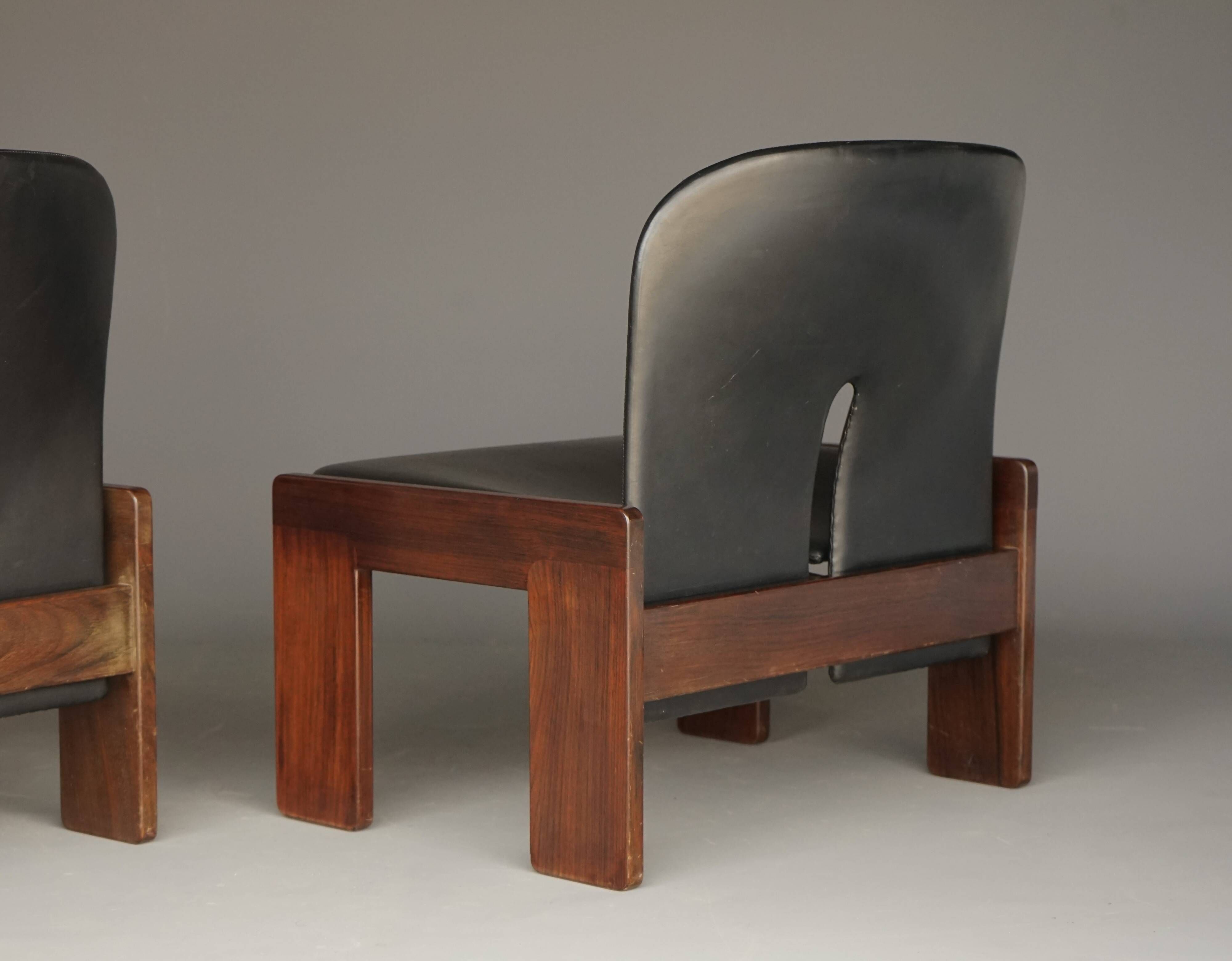Ensemble de chaises Easy 925 par Afra et Tobia Scarpa pour Cassina, 1966