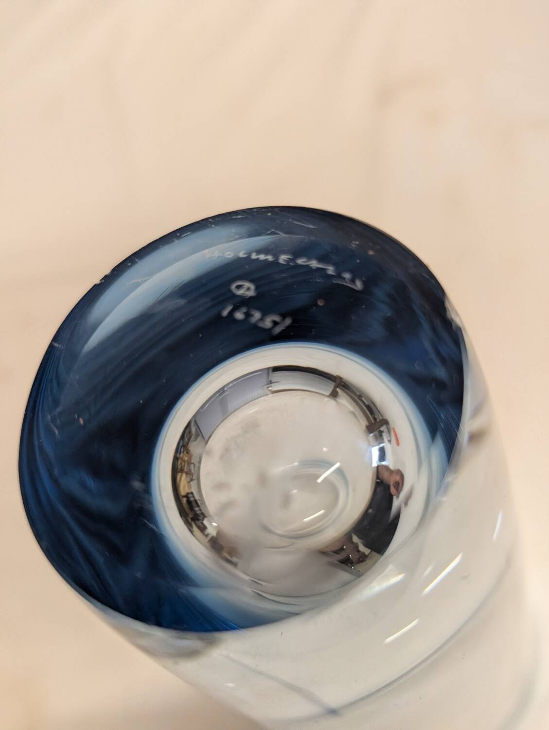 Per Lütken blue glass vase