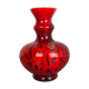 Vintage pop art opaline Florence glass vase design, Italy