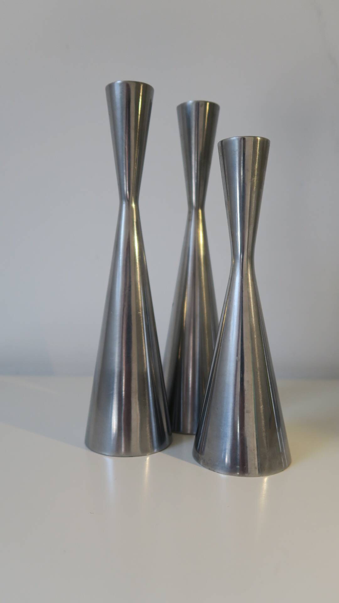 set of 3 Ikea Diabolo candle holders