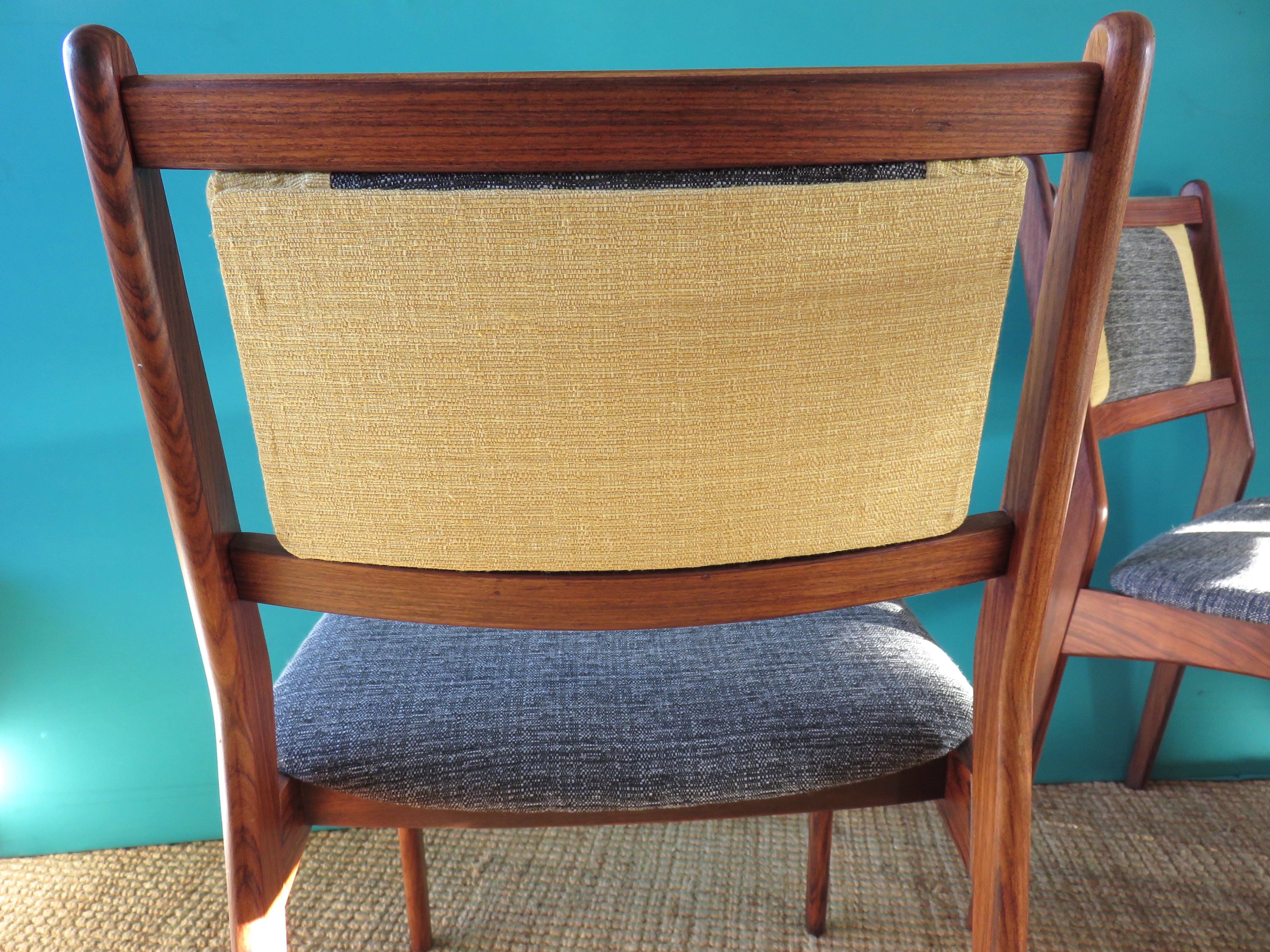 Set of 4 rosewood chairs, Denmark 1960