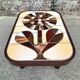 Roger Capron, vintage coffee table with ceramic top, design furniture.