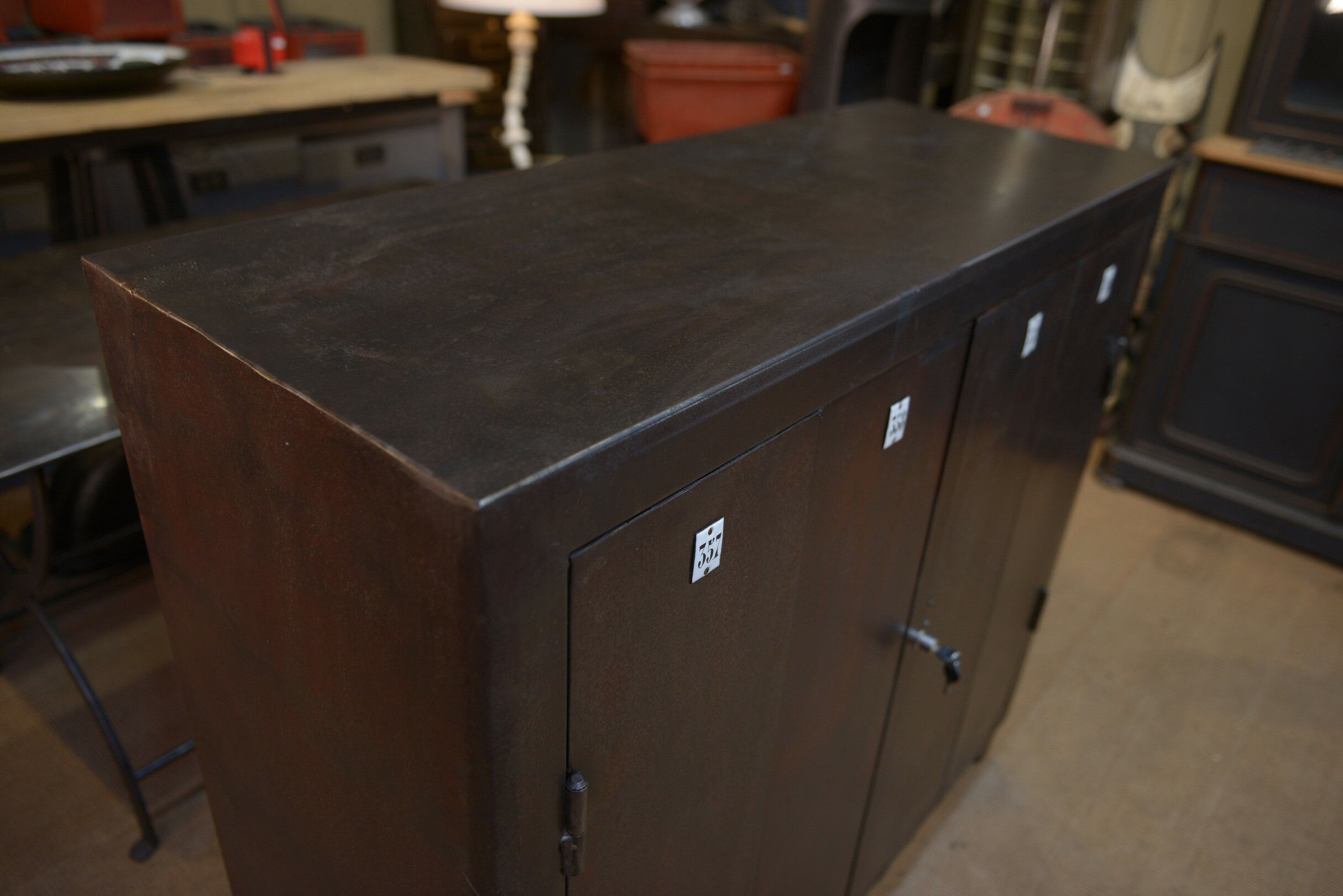 Industrial metal sideboard furniture 1950