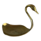 Vide poche cygne en laiton
