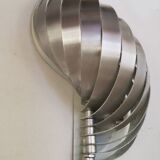 Pair of spiral wall lights 1970