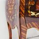 Marquetry chest of drawers with inlay in Louis XV style