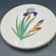 Underside of old faience dish