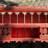 Vintage painted wood shelf