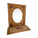 Rattan mirror to hang