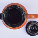 MELITTA - Vintage orange glazed ceramic coffee maker