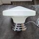 Ancien grand plafonnier skyscraper lampe à poser opaline Bahaus Art déco 1930 Ø 31 cm