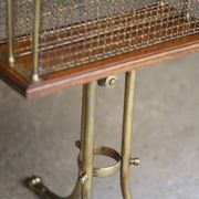 Irresistible victorian s. hall rotating magazine rack.