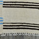 Tapis de chanvre vintage texturé neutre, 168x304cm
