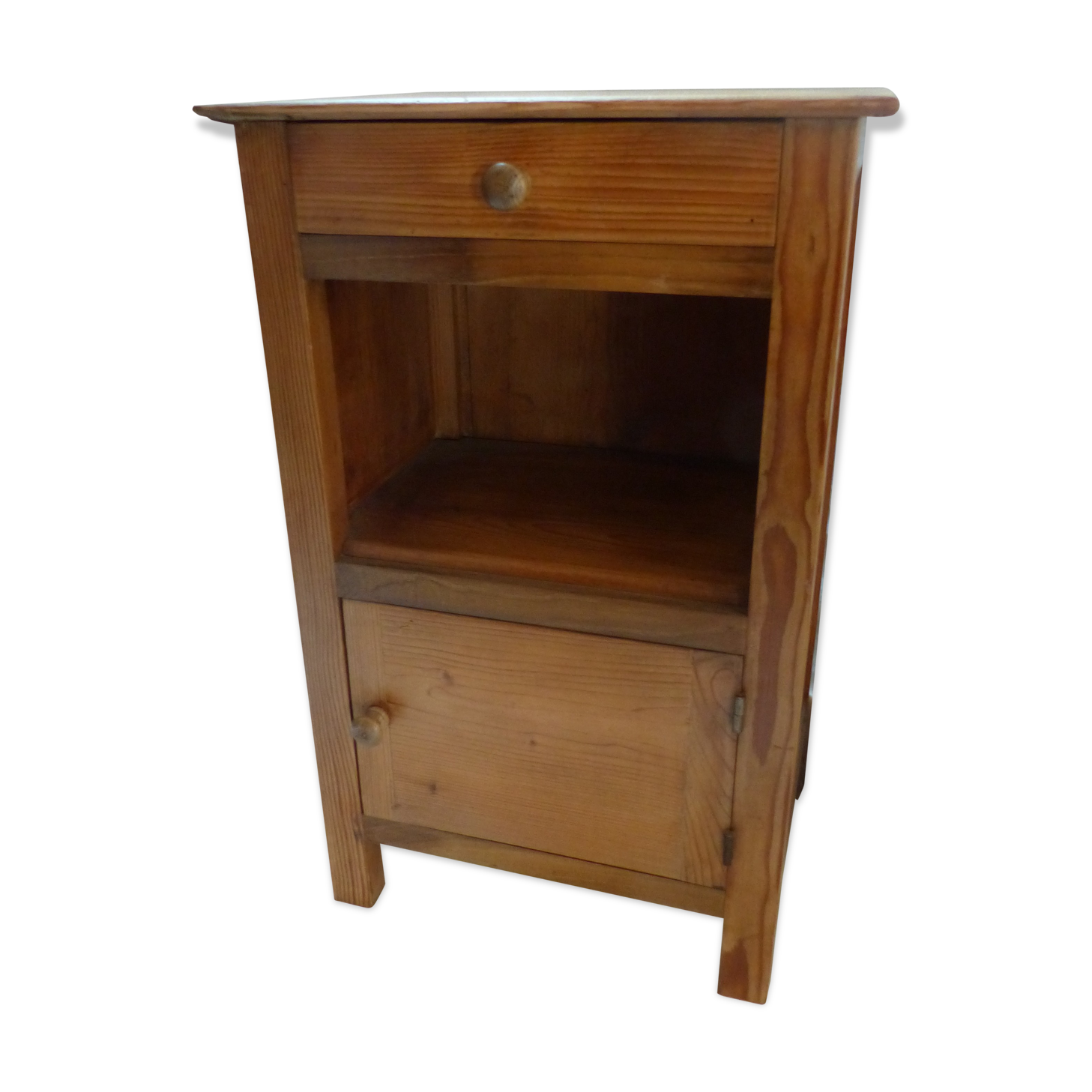 Pine bedside