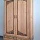 Large art deco wardrobe, antique wardrobe