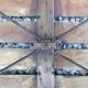Wooden folding table