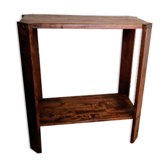 Art Deco solid wood console