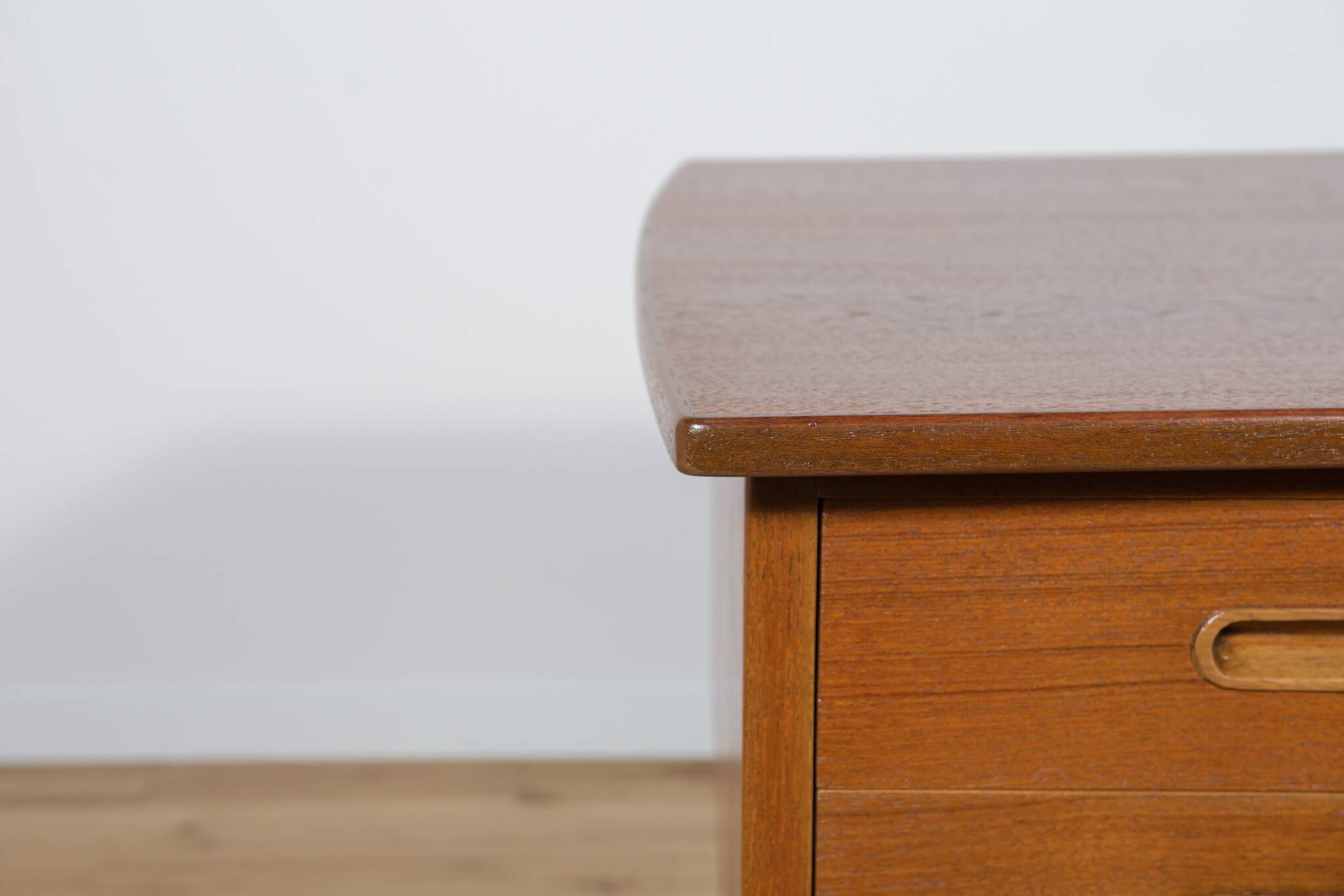 Mid-Century Freestanding Teak Desk, 1960s