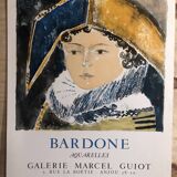 Bardone poster Galerie Marcel Guiot 1963