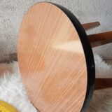 Round stool formica 50-60s vintage