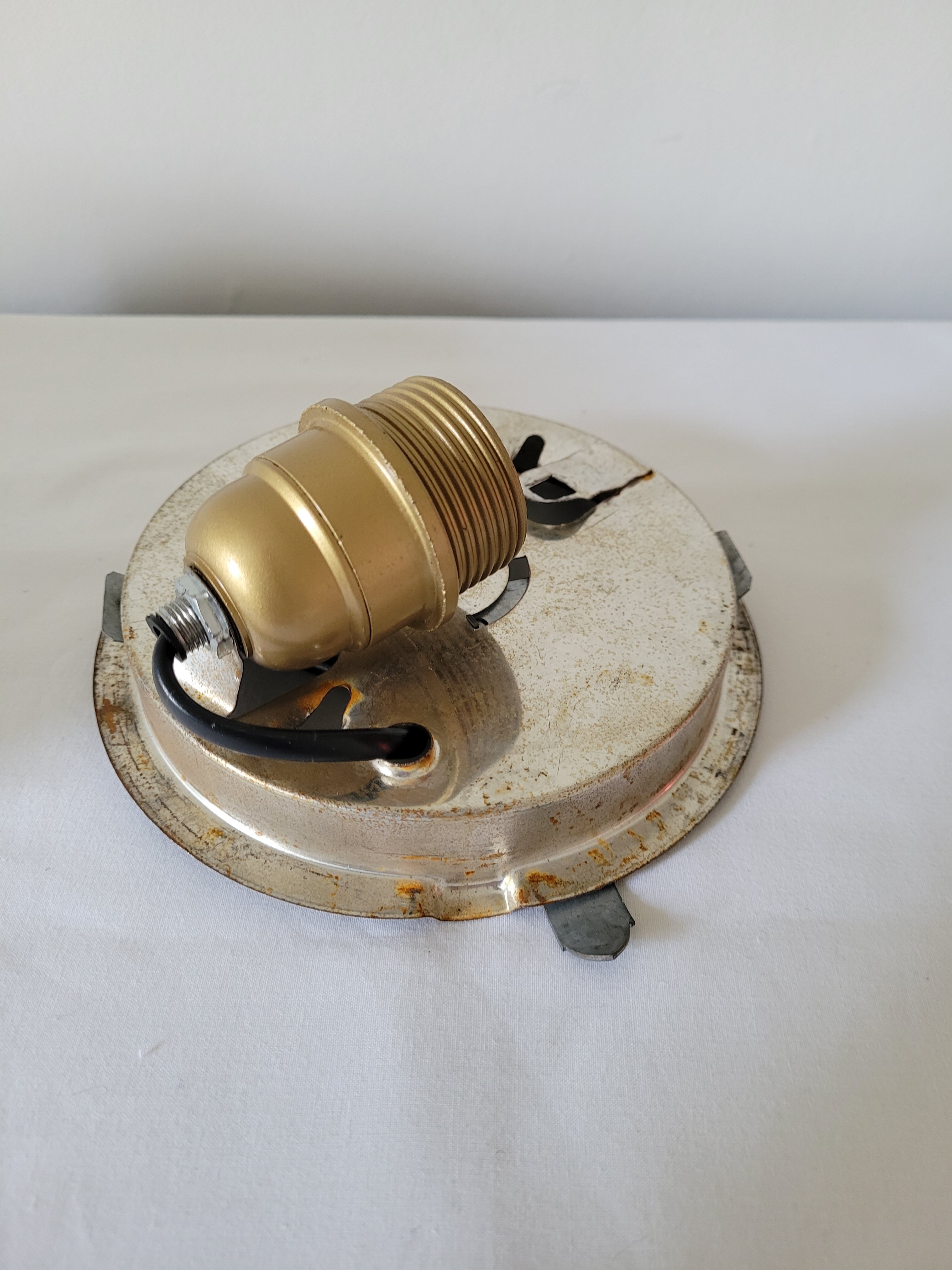 Ceiling lamp flowers in molded glass