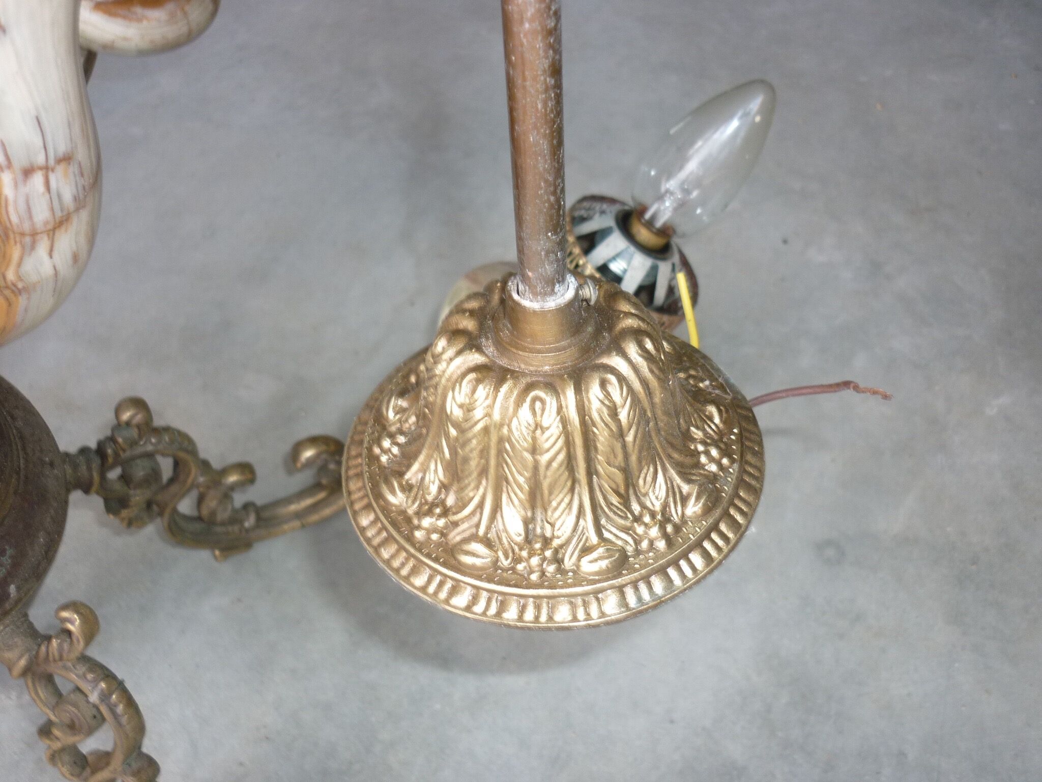 Chandelier with 6 fires of the 20th century