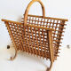 Rattan magazine door from the 60s/70s