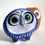 Vintage Handmade Ceramic Owls