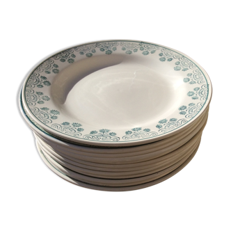 15 assiette plats Digoin Sarregnemine