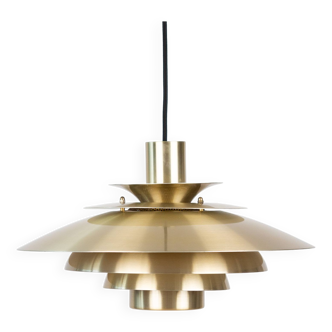 Lampe à suspension vintage danoise Vérone par Kurt Wiborg, Jeka, 1980