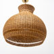 Mid century wicker hanging chandelier by ULUV, 1960´s