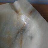 Marble or alabaster ashtray