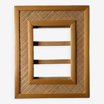 Handcrafted bamboo frame