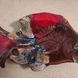 1950s glazed ceramic dish